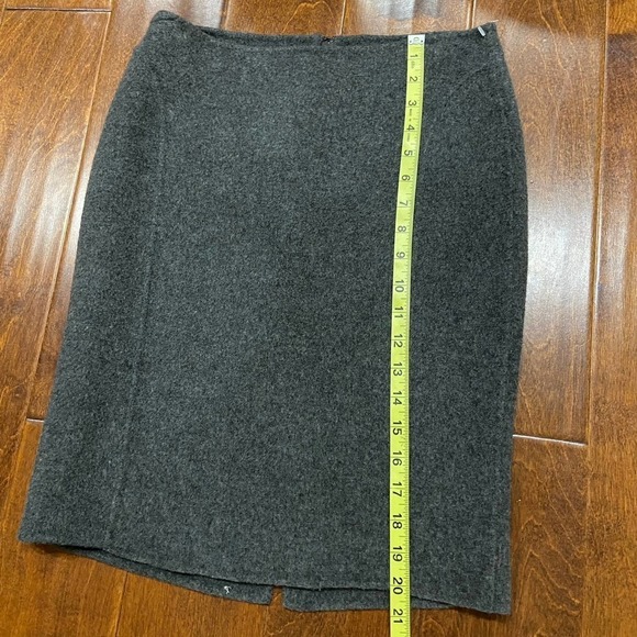 Talbots Petites Wool Blend Gray Skirt Women's Size 2P - Picture 7 of 8